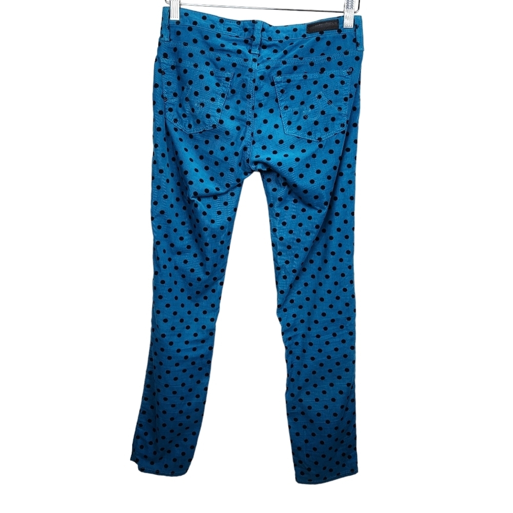 Adriano Goldschmied AG Stevie Ankle Slim Straight Leg Polka Dot Women's Size 25 - Picture 6 of 12